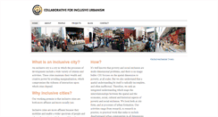 Desktop Screenshot of inclusiveurbanism.org